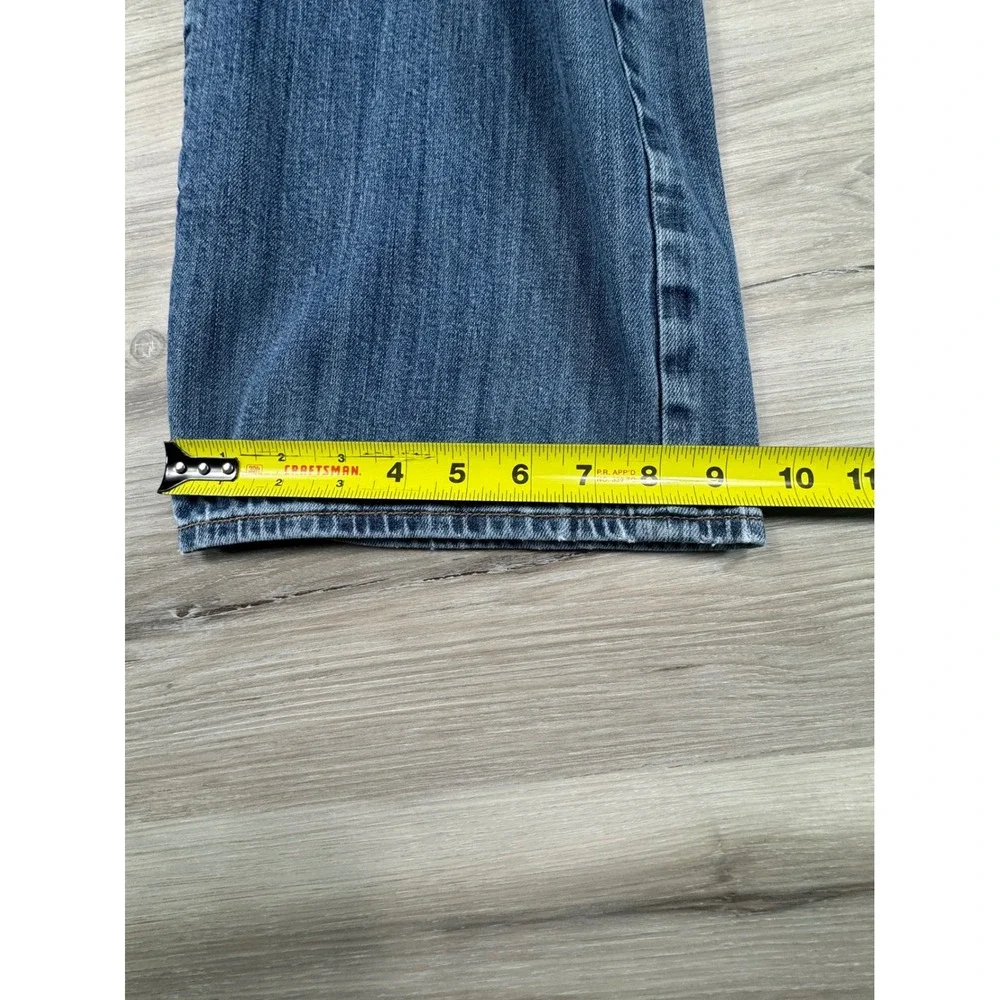 Lucky Brand 181 Relaxed Straight Mens Jeans Blue Medium Wash 40x30 Stretch Denim